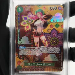 One Piece Card PSA 10 Bonney ST02-007 C SP Parallel Japanese [10] - Image 2