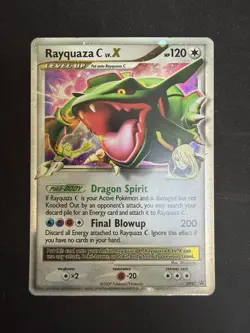 Pokemon TCG Rayquaza C LV.X Black Star Promotional Holo - Image 1