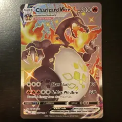 Pokemon Charizard VMAX SV107/SV122 Shining Fates Shiny Vault Full Art Holo Rare - Image 1
