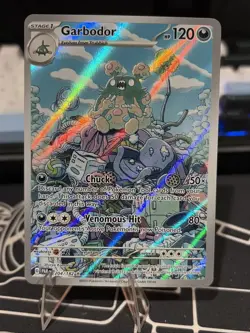 Pokemon TCG Paradox Rift 204/182 Garboder Illustration Rare - NM - Image 1