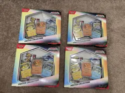 NEW-Pokemon TCG Scarlet & Violet Prismatic Evolutions Poster Collection-SET OF 4 - Image 1