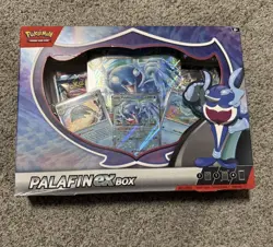 Pokemon TCG Palafin EX Collection Box, 4 Booster Packs Plus Promo - Image 1