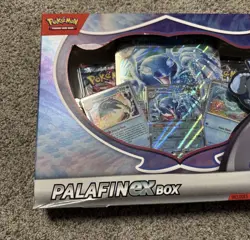 Pokemon TCG Palafin EX Collection Box, 4 Booster Packs Plus Promo - Image 3
