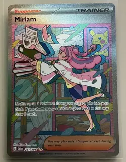 Pokemon TCG Miriam Trainer SV01 Scarlet & Violet 251/198 Special Rare Holo - Image 1