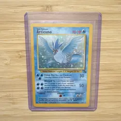 Pokemon Articuno 2/62 Fossil Holo Rare Basic Unlimited HP 70 Blizzard - Image 1
