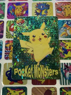 Pokemon Holo Vintage Pocket Monsters Vending Prism Sticker Nintendo collections - Image 1