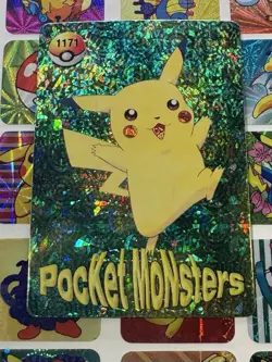 Pokemon Holo Vintage Pocket Monsters Vending Prism Sticker Nintendo collections - Image 2