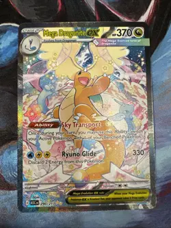 Mega Dragonite EX 290/217 SIR 2026 Pokemon Ascended Heroes English , No White!!! - Image 1