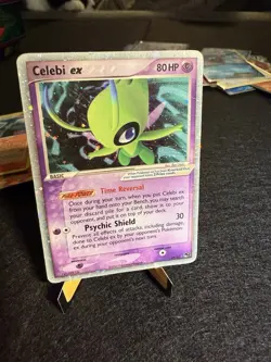 Pokemon TCG Celebi ex 017/017 Holo Ultra Rare POP Series 2 DMG - Image 1