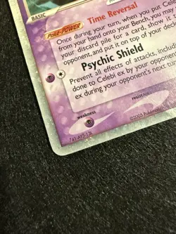 Pokemon TCG Celebi ex 017/017 Holo Ultra Rare POP Series 2 DMG - Image 4