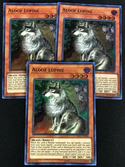 YUGIOH ALOOF LUPINE OP11-EN009 SUPER X3 (NM) - Image 1