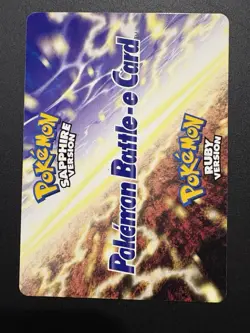 Pokemon Battle-e Card - Gentleman Nils - Pokemon Ruby/Sapphire e-Reader Card - Image 2