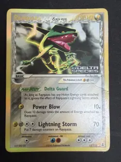 Pokemon Rayquaza Delta Species Card Heavily Played 13/113 - Image 1