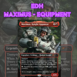 EDH - Maximus Energy & Equipment, MTG Commander Deck, Bracket 2, Fallout - Image 1
