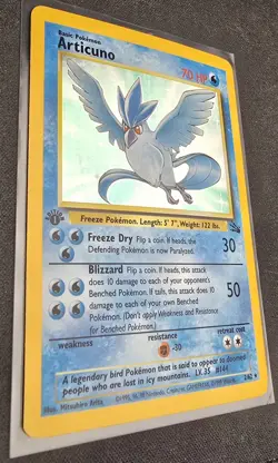 Pokemon Articuno 1st Edition Fossil Holo Rare 2/62 70 HP Wizards of the Coast - Image 3