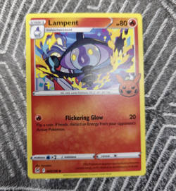 Lampent - Trick Or Trade 2023 - Lost Origin STAMPED Promo Pokemon Card 025/196 - Image 1