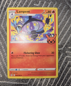 Lampent - Trick Or Trade 2023 - Lost Origin STAMPED Promo Pokemon Card 025/196 - Image 2