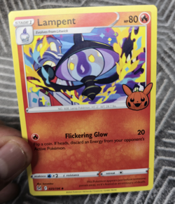 Lampent - Trick Or Trade 2023 - Lost Origin STAMPED Promo Pokemon Card 025/196 - Image 3