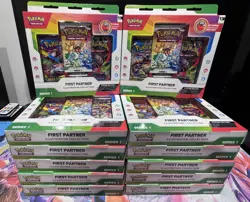 Pokemon First Partner Illustration Collection Series 1 SEALED Lot of 12 IN HAND - Image 1