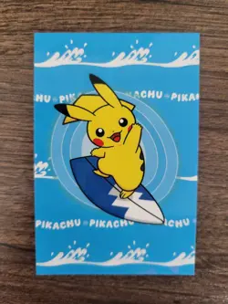 Pokemon Electric Pikachu Card Database Surfing Surfboard Pikachu - Image 1