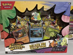 Pokemon TCG Mega Evolution Ascended Heroes First Partners Deluxe Pin Collection - Image 1