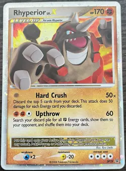 Rhyperior LV.X DP29 Pokemon TCG Diamond and Pearl Holo MINT NM - Image 1