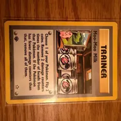 Pokemon Card Moo-Moo Milk 101/111 Neo Genesis Trainer 1st Edition LP-NM - Image 1