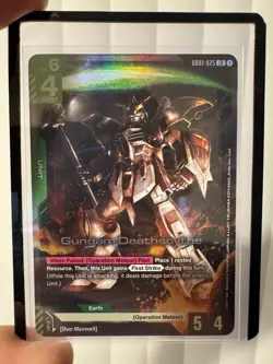 Gundam Card Game - Gundam Deathscythe (GD01-025 LR) - Newtype Rising (GD01) - Image 1