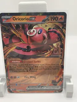Pokemon Oricorio ex Double Rare 018/094 Me02 Phantasmal Flames Holo 190 HP - Image 1