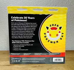 Pokemon TCG: Pokemon Day 2026 Collection Box - 30th Anniversary - New Unopened - Image 2