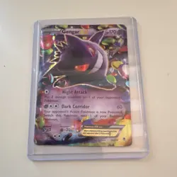 Pokemon Gengar EX Full Art Holo Ultra Rare 34/119 XY Phantom Forces 170 HP - Image 1