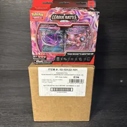 Pokemon Team Rocket's Mewtwo ex League BATTLE DECK DISPLAY CASE Sealed 6 Box - Image 1