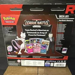 Pokemon Team Rocket's Mewtwo ex League BATTLE DECK DISPLAY CASE Sealed 6 Box - Image 3