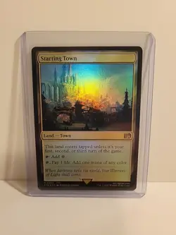 Starting Town Land Magic the Gathering Card Final Fantasy MTG Foil - Image 1