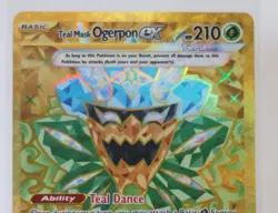 Teal Mask Ogerpon ex - 221/167 Twilight Masquerade Gold Pokemon (1) - Image 2