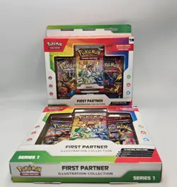 Pokemon TCG First Partner Illustration Collection Series 1 - Lot of 2 - Image 1