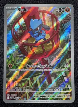 Pokemon: Riolu Mega Evolution Promo Full Art Holo 010 - Image 1