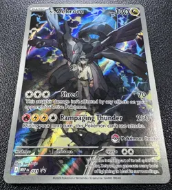 Pokemon N's Zekrom Pokemon Center Exclusive Mega Evolution Promo 031 Full Art - Image 2