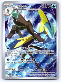 Inteleon 142/132 Illustration Rare Mega Evolution Pokemon Near Mint - Image 1