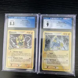 Pokemon Manectric EX - EX ERA LOT CGC GRADED 38/107-7/106 2005 DEOXYS/EMERALD - Image 1
