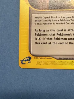 Pokemon Skyridge Crystal Shard 122/144 NM+/MT NP - Image 5