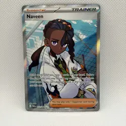 🔥Naveen 112/088 NM Full Art Ultra Rare Trainer Pokemon TCG Perfect Order - Image 1