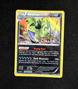 Pokemon TCG Tyranitar XY130 STAFF promo Fates Collide LP/SP (Excellent!) - Image 1