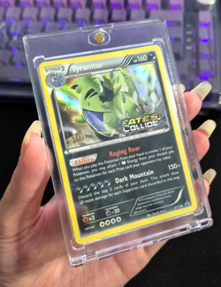 Pokemon TCG Tyranitar XY130 STAFF promo Fates Collide LP/SP (Excellent!) - Image 3