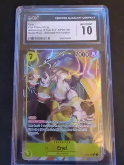 Enel OP05-100 SR Parallel One Piece Card Game Awakening of the New Era - Image 1