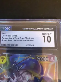 Enel OP05-100 SR Parallel One Piece Card Game Awakening of the New Era - Image 2