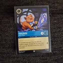 Disney Lorcana Toulouse Artistic Kitten Card 165/204 Archazia's Island Regular - Image 1