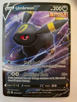 Umbreon V SWSH203 Holo P Sword & Shield Promo NM/M Pokemon - Image 1