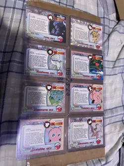 Pokemon Card Lot - Topps TV Animation Blue Label Lot - 8 Cards - Image 3