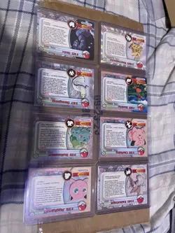 Pokemon Card Lot - Topps TV Animation Blue Label Lot - 8 Cards - Image 4